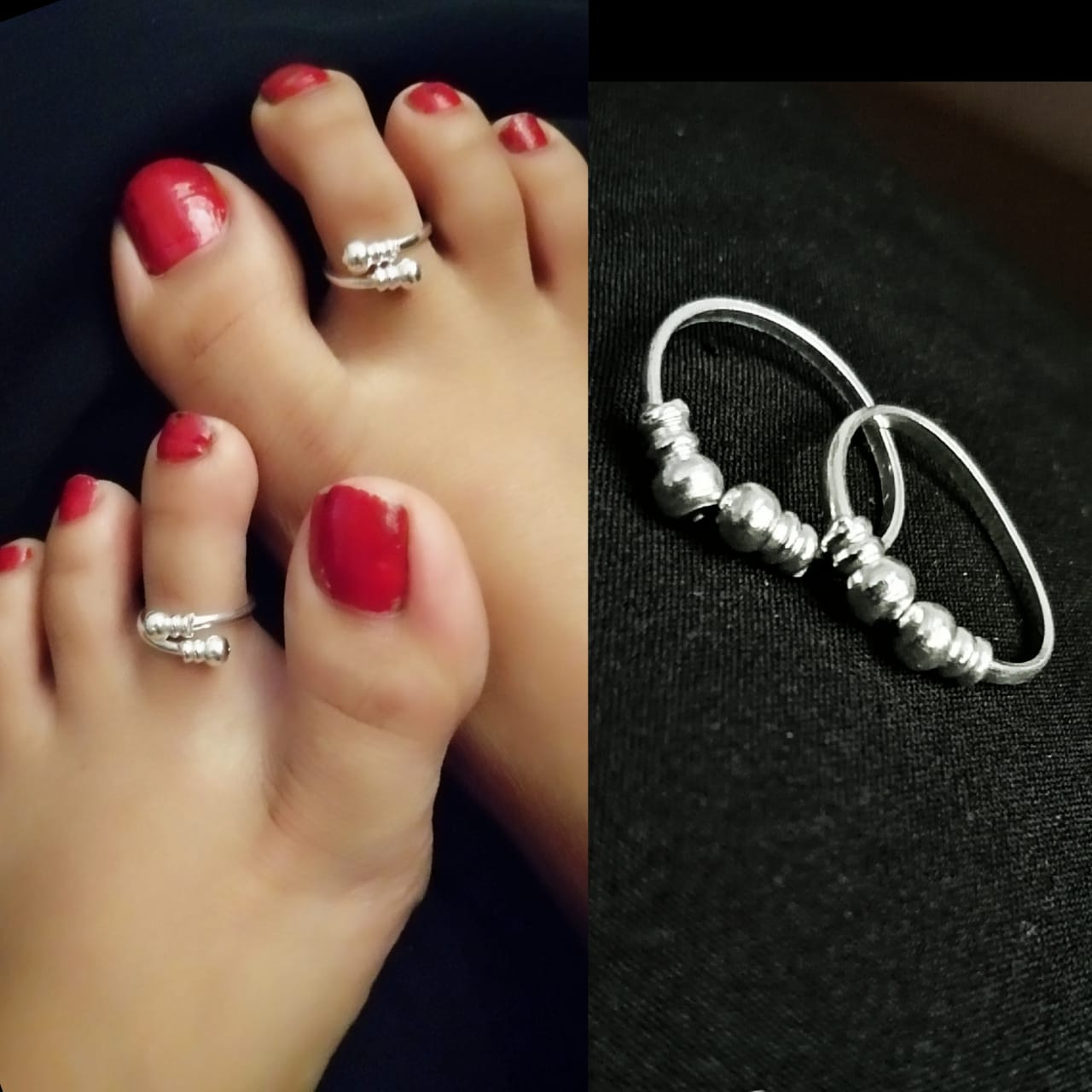 Simple Dainty Toe Ring Adjustable Copper Foot Jewelry - Temu
